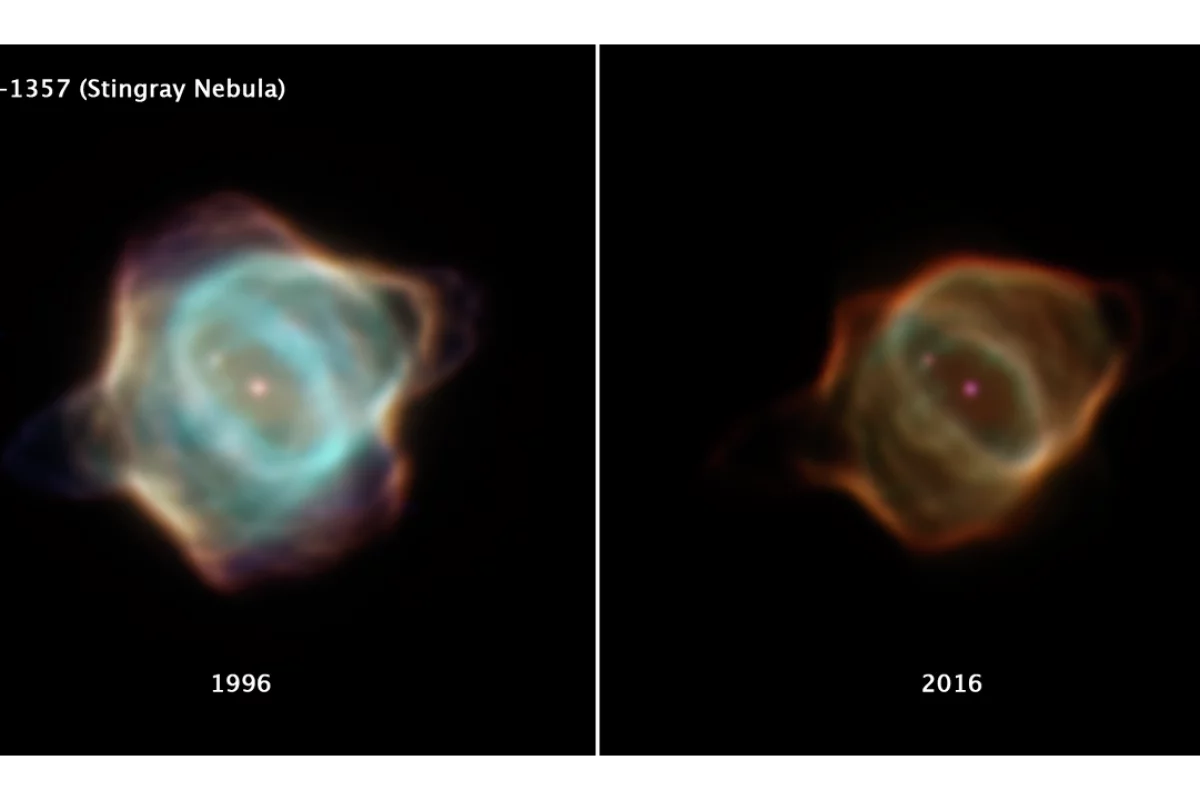 The Stingray nebula has dimmed dramatically in 20 years – far faster than was thought possible