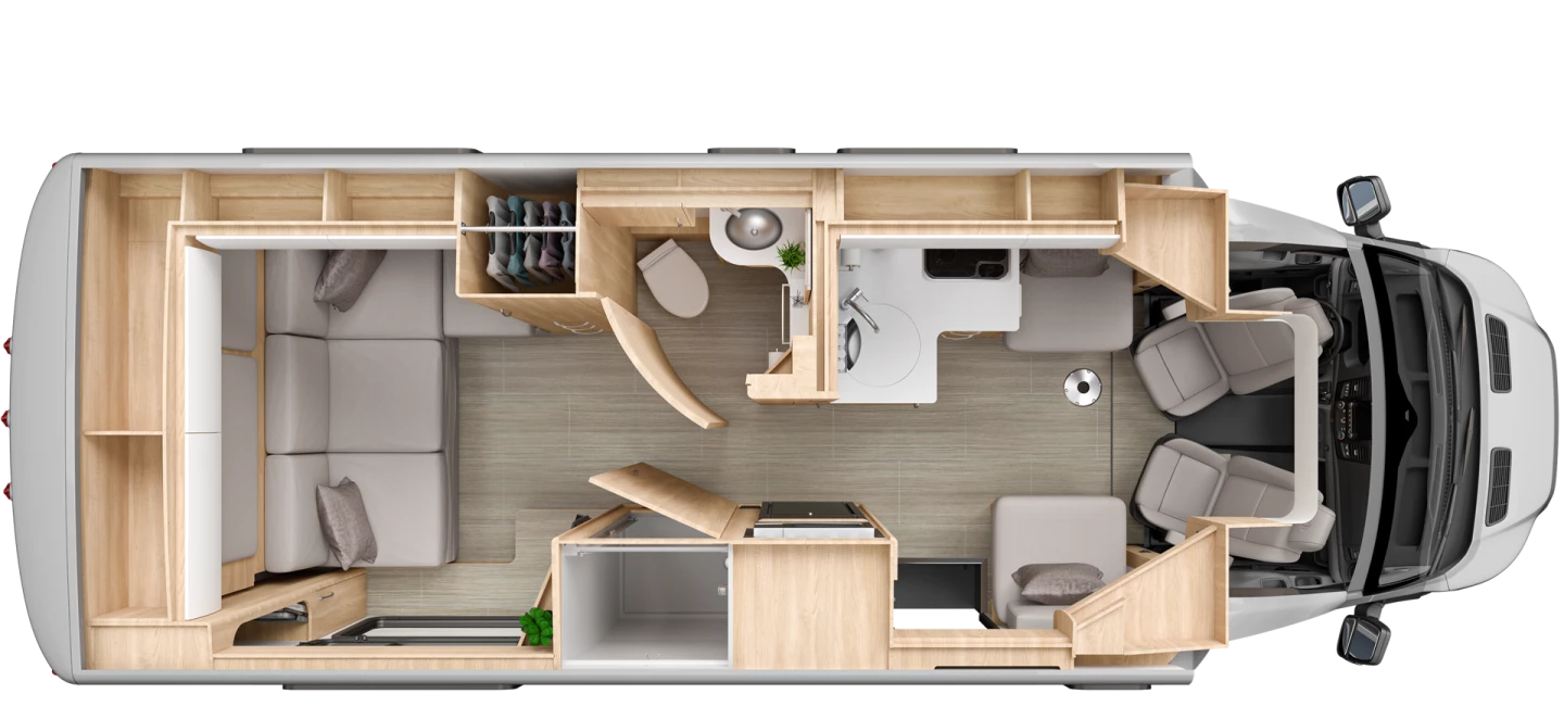 Leisure Travel Vans Wonder Rear Lounge