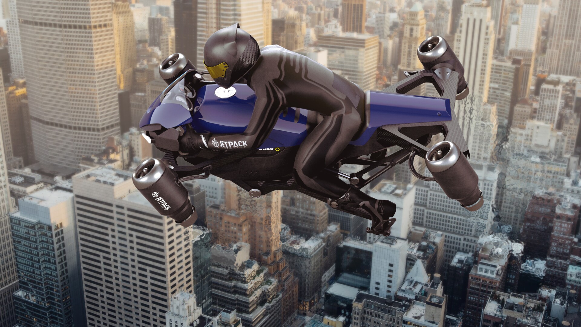JetPack Aviation speeds on with 2ndgen flying motorcycle tests