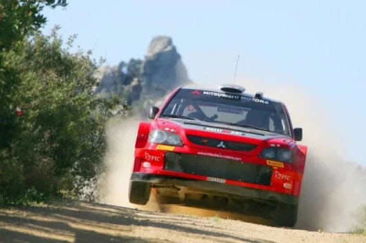 It was a bad day for Gigi Galli on his home ground - he did not finish