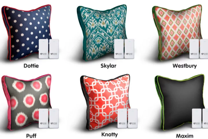 The Power Pillow comes in a range of different designs, though the battery packs within are all identical