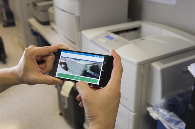 Snap2It is an developed by Carnegie Mellon that allows users to access shared resources such as printers by taking a picture of the device