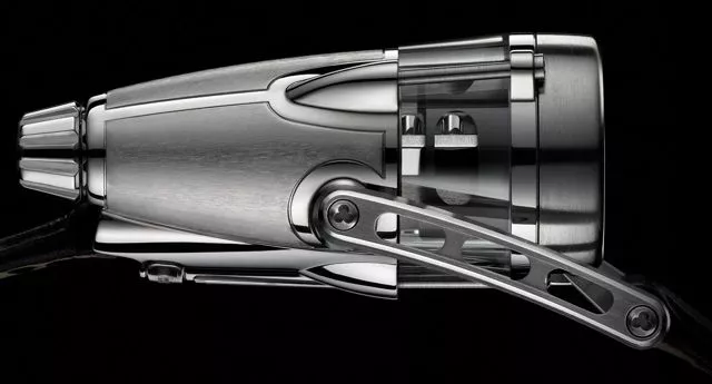 The Horological Machine No. 4 Thunderbolt is a titanium and sapphire watch inspired by aircraft, that costs almost US$200,000