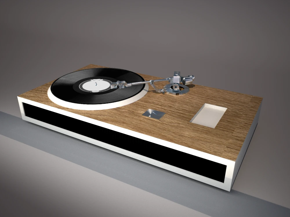 The Turntable iPhone Dock concept rendering