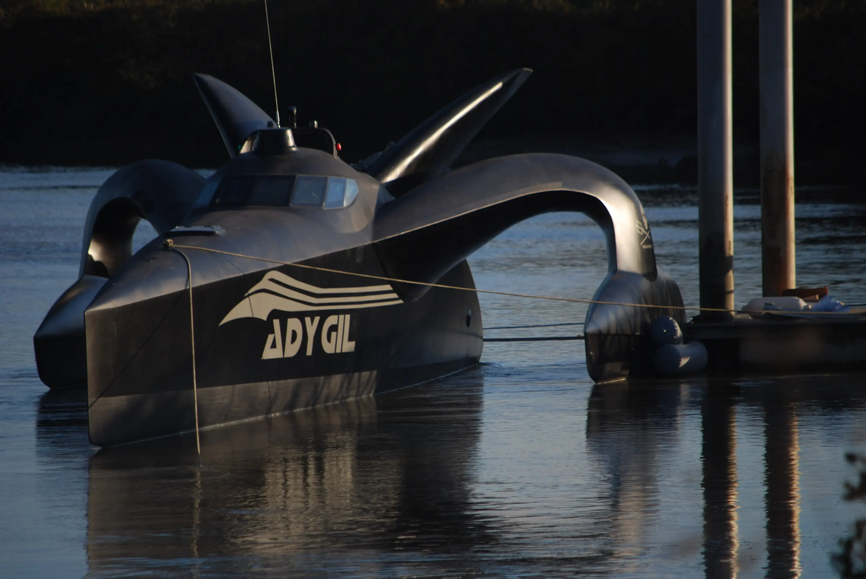 The Ady Gil (Earthrace) is preparing to tackle the southern ocean