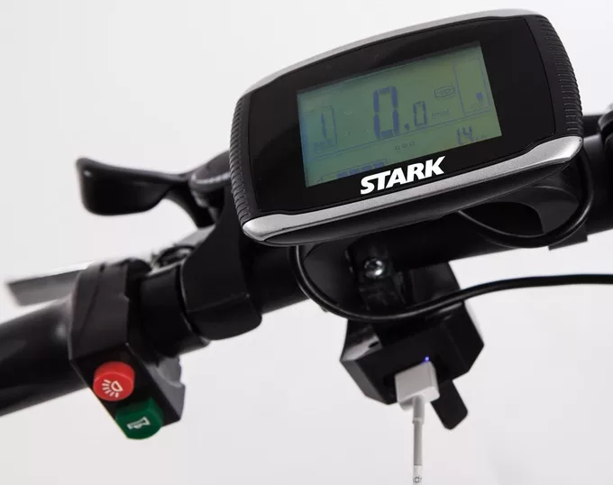 The Stark Dive Mini comes with an LCD display which shows speed, charge remaining, distance traveled and assist mode