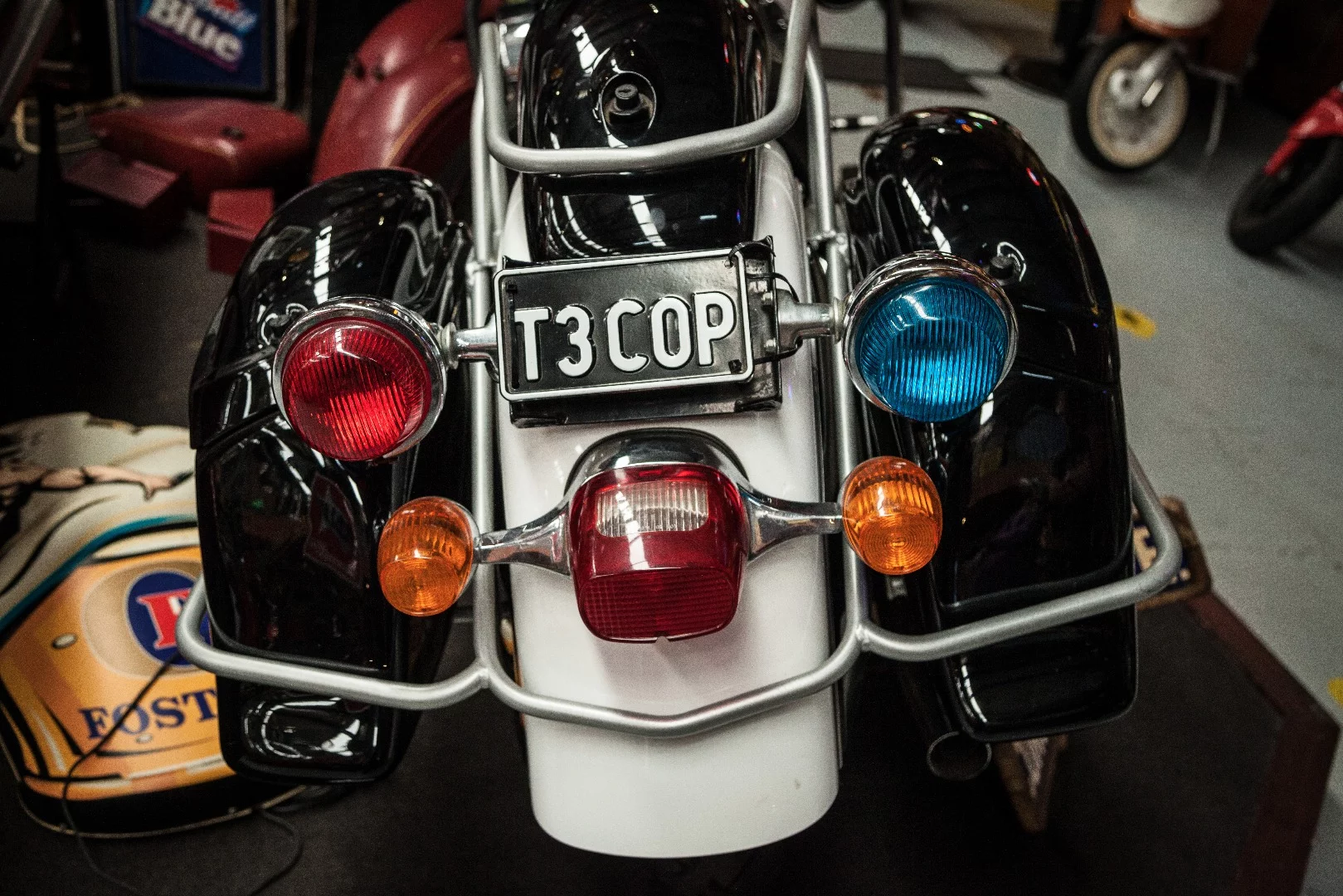 Arnie's bike from the chase scene in Terminator 3