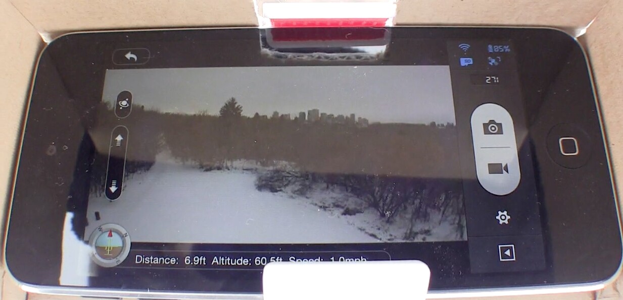 The DJI Vision app