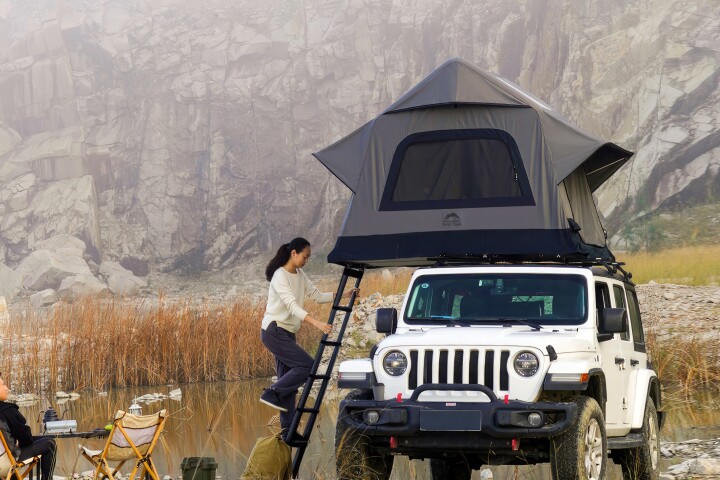 The Air Cruiser tent is presently on Kickstarter