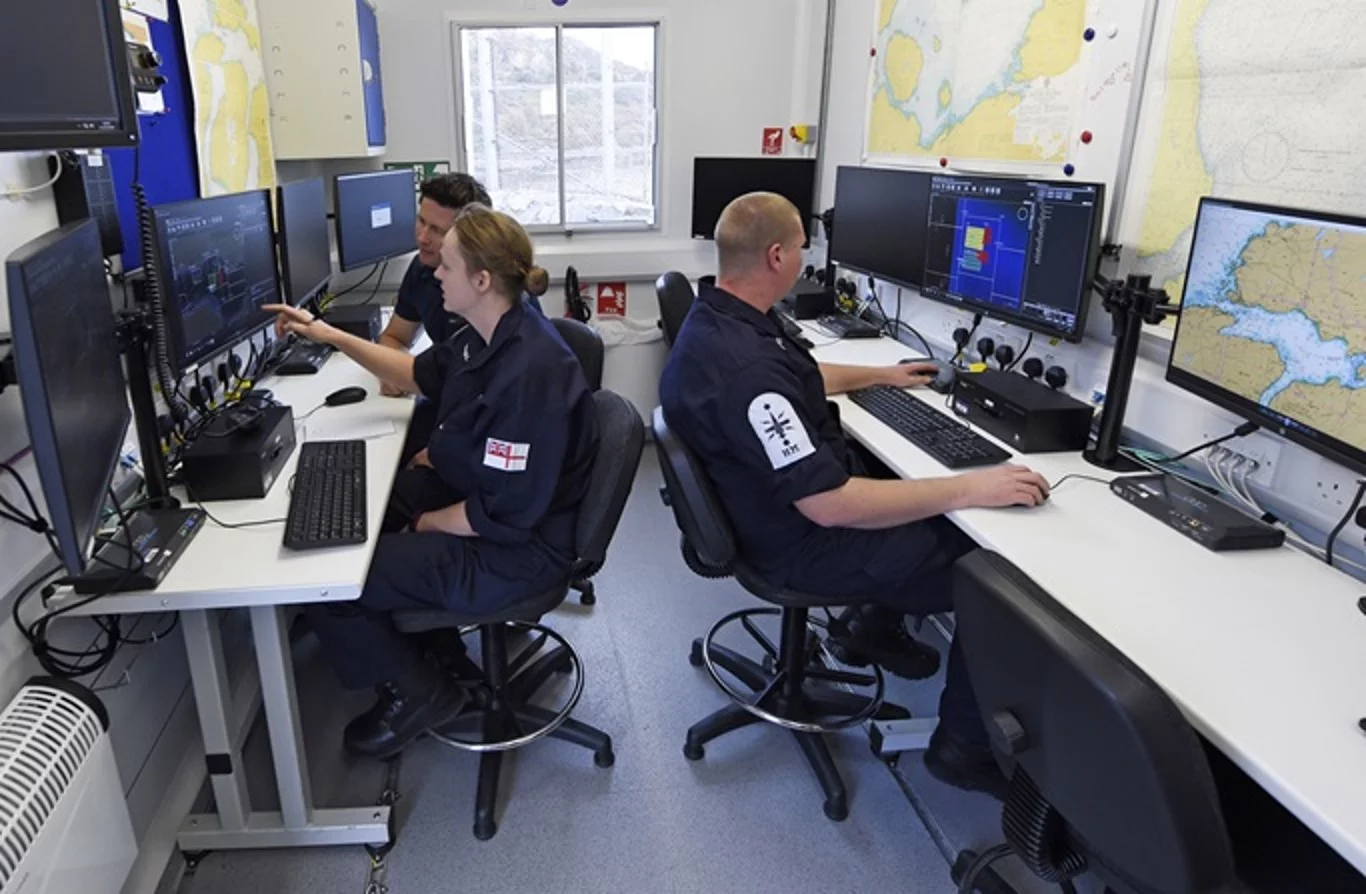 The command operations module located at the British Underwater Test & Evaluation Centre (BUTEC)