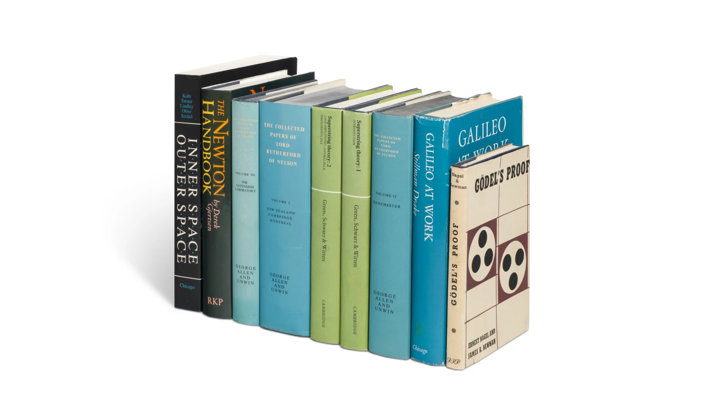 Six scientific reference works from Stephen Hawking's library | Sold for: $6,625 (£5,250) by Christie's on July 16, 2020