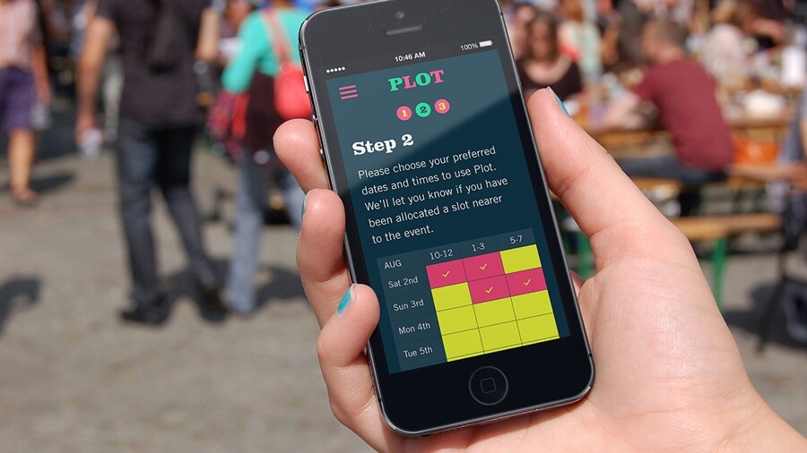 Individuals or groups can book the Plot garden via its website