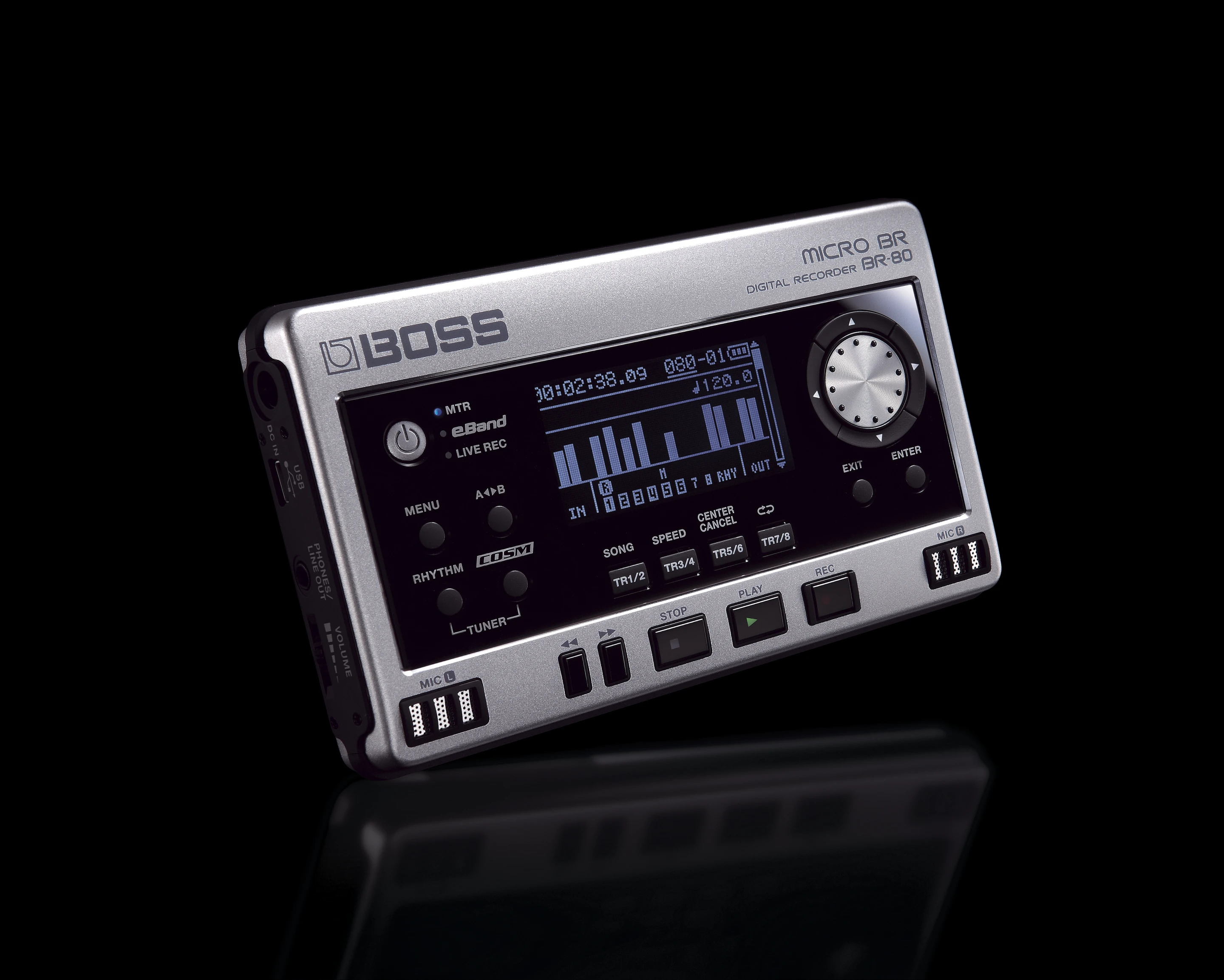 The new MICRO BR BR-80 digital recorder from BOSS