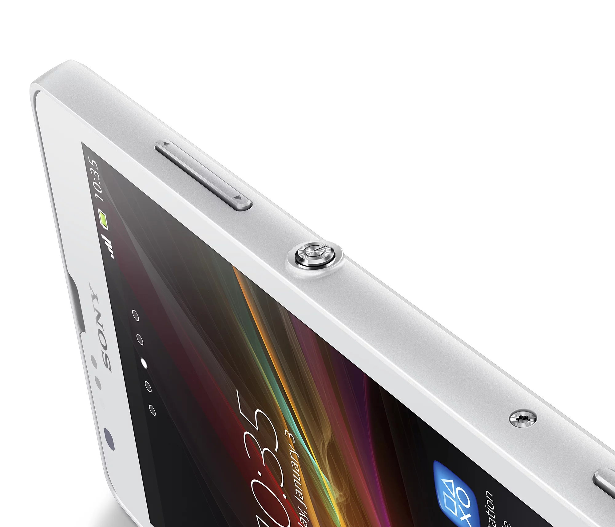 The Xperia SP features a 9.98 mm (0.39 inch) thickness