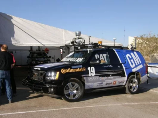 Team Tartan - note a second complete and identical car in the tent