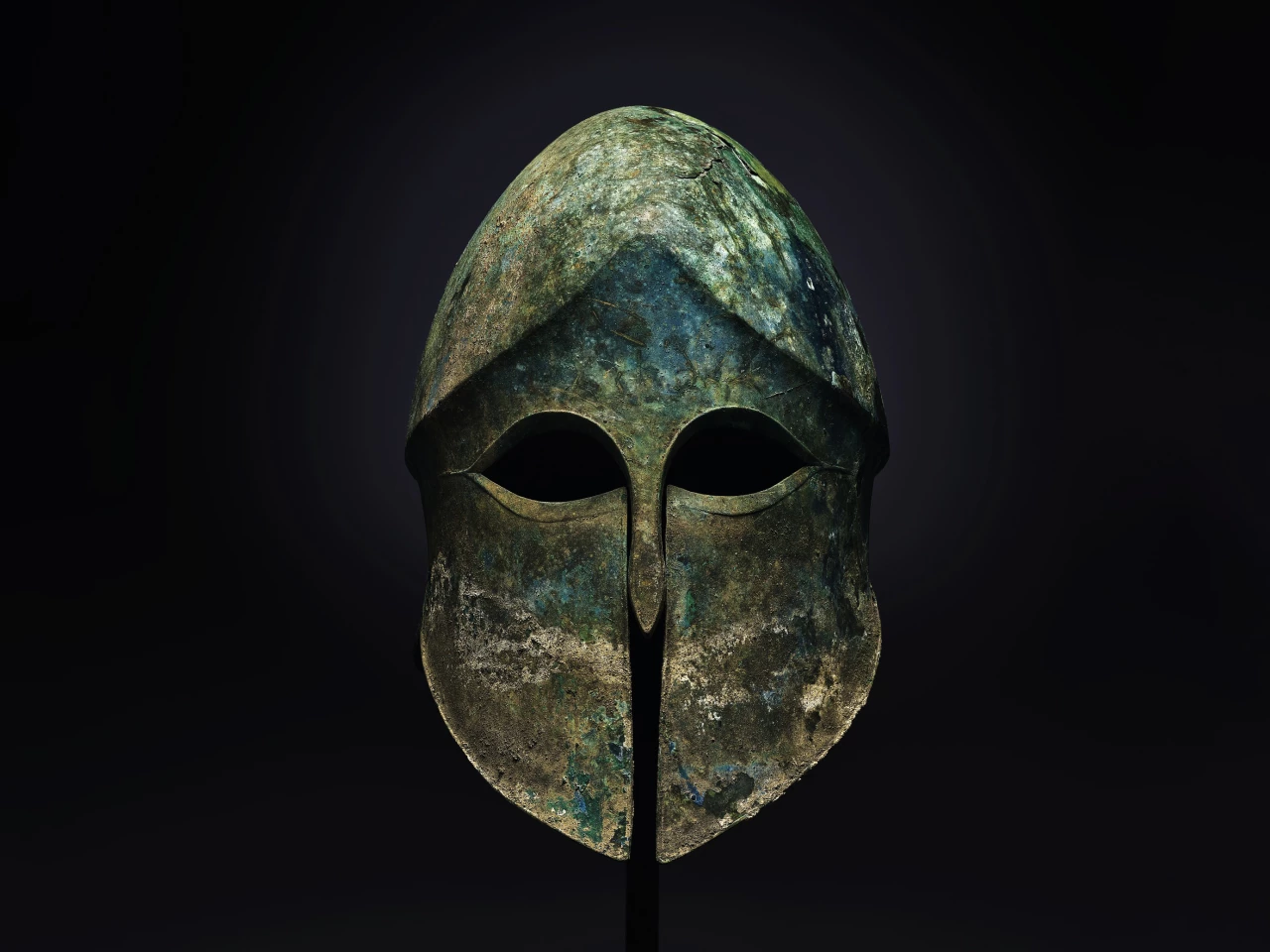 This Greek Bronze Corinthian Helmet Circa 525-475 B.C. is one of the most valuable helmets ever sold at auction. It fetched $855,000 at Christie’s on June 16, 2020