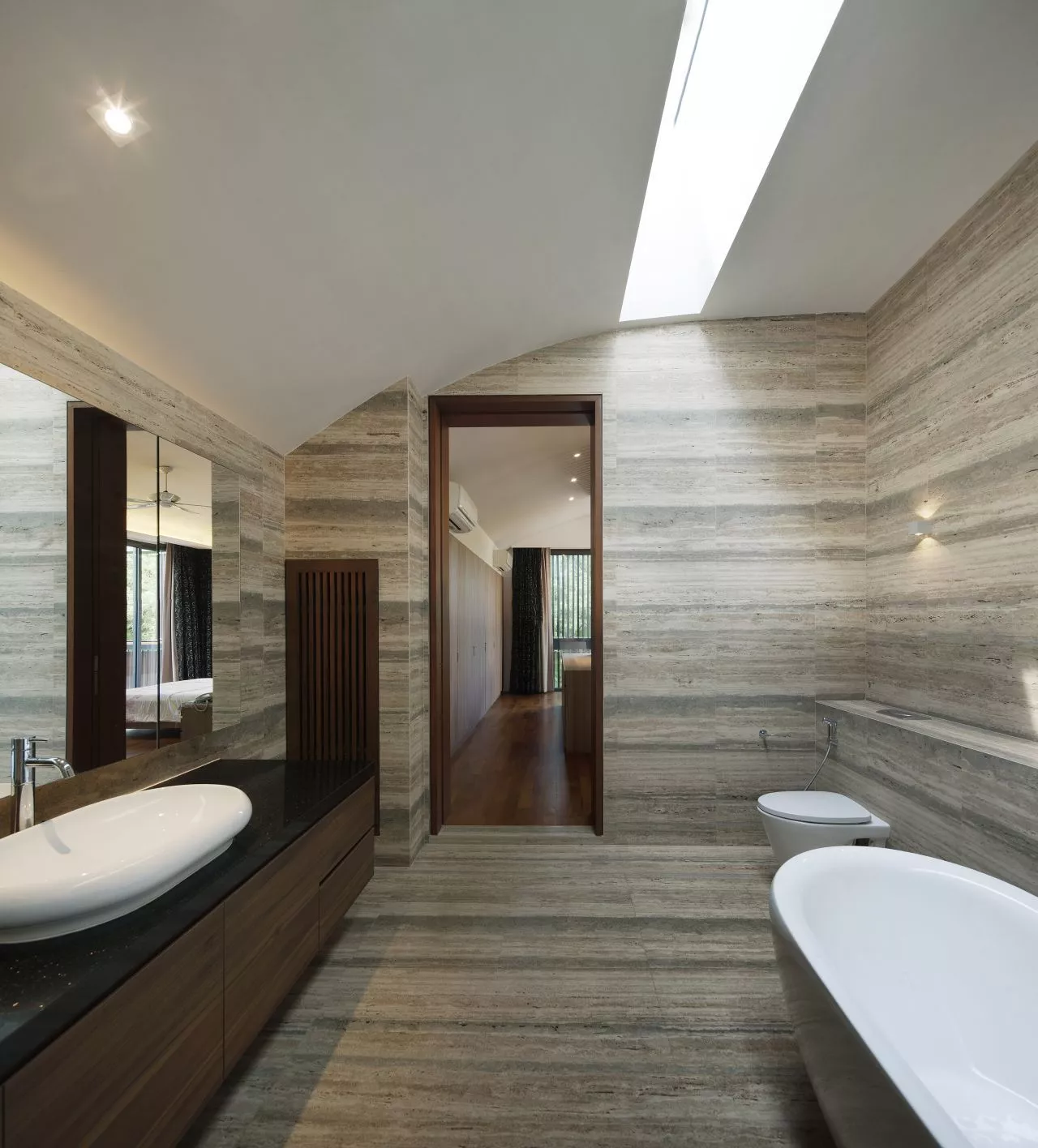 The house features a total of three bathrooms (Photo: Jeremy San)