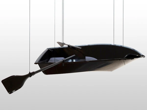 Foldaboat is made out of a solitary piece of plastic and packs nicely into a 150cm x 60cm parcel (Image from Arno Mathies)