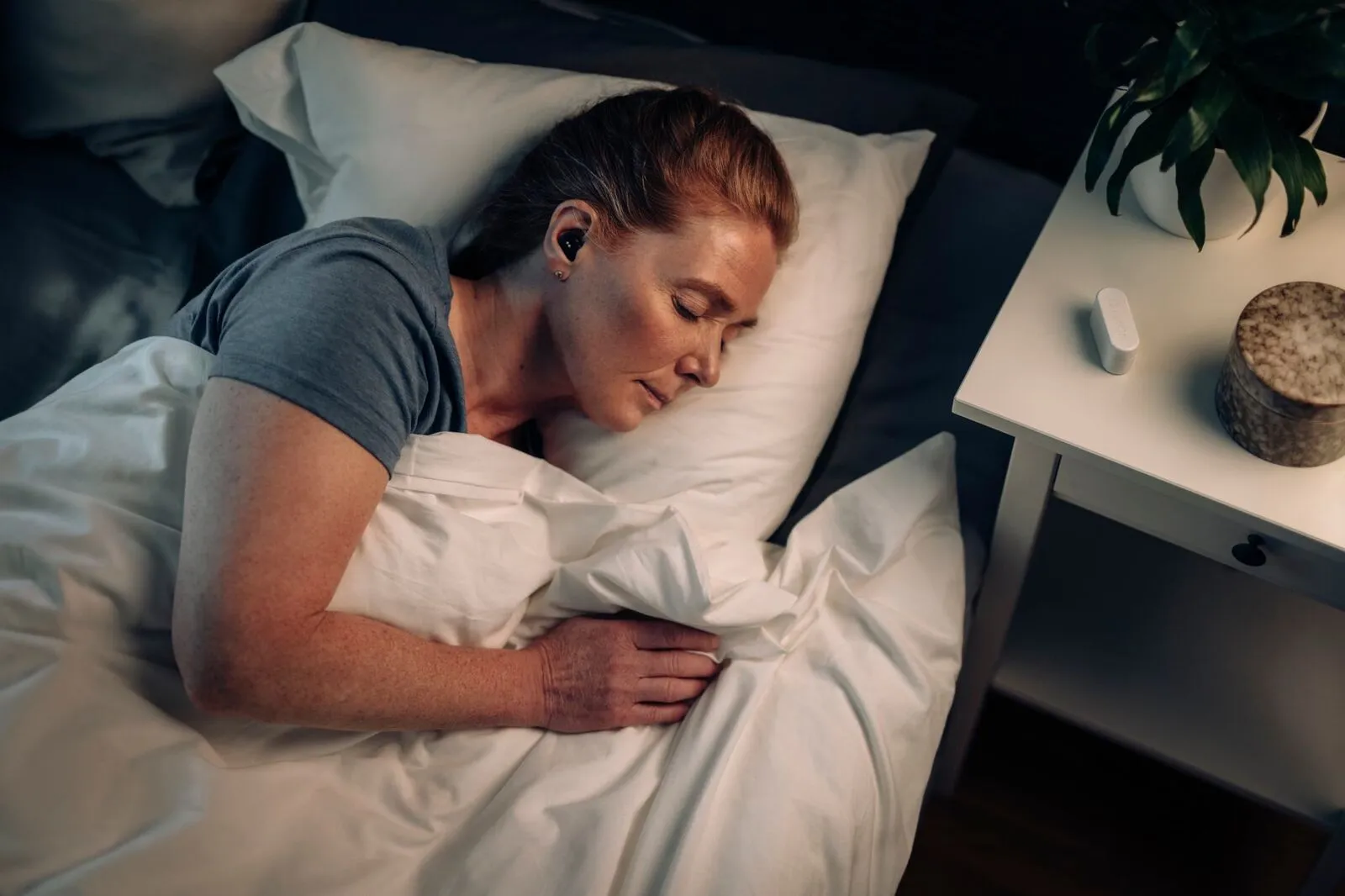 Designed it fit snugly inside the wearer’s ear, the QuietOn Sleep buds are finished in soft foam cushion