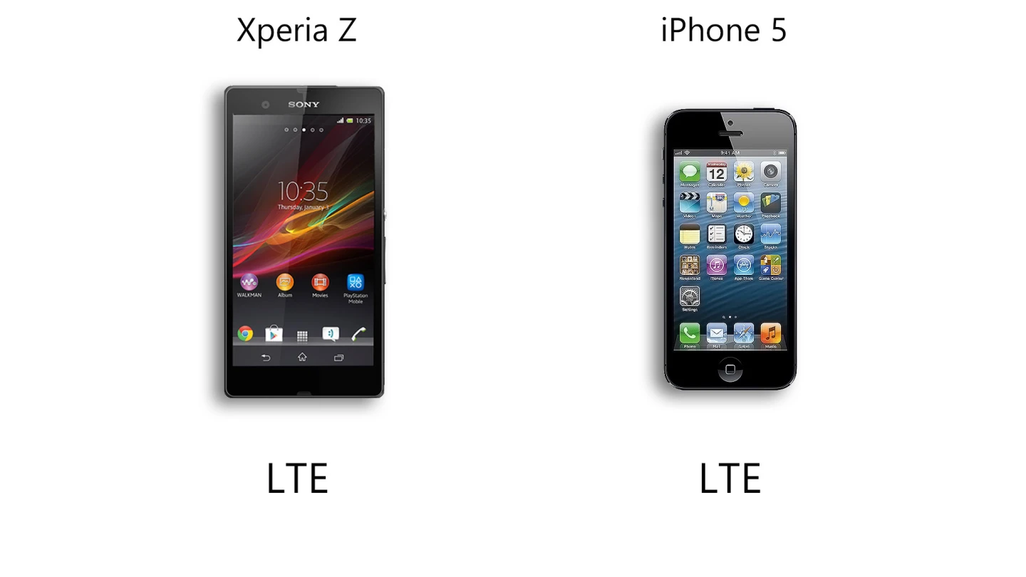 Both phones support speedy LTE data, where available