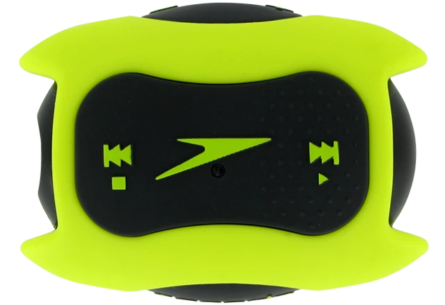 The Speedo Aquabeat comes in lime green, hot pink, black and gray