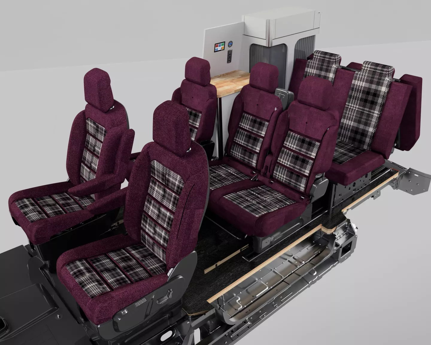 All-electric Toyota camper van converts from MPV to mini RV