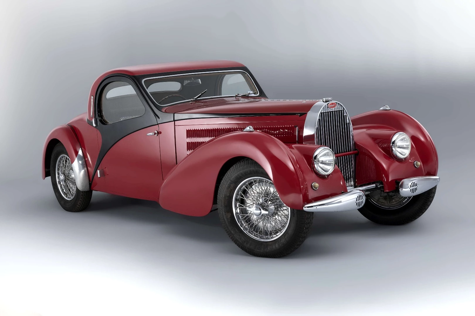 This 1938 Bugatti Type 57C Coupe Atalante was prepared specifically for the 1938 Geneva Motor Show, and sold with a fastidiously documented history for €2,903,200 ($3,557,153) at Artcurial's official Retromobile auction