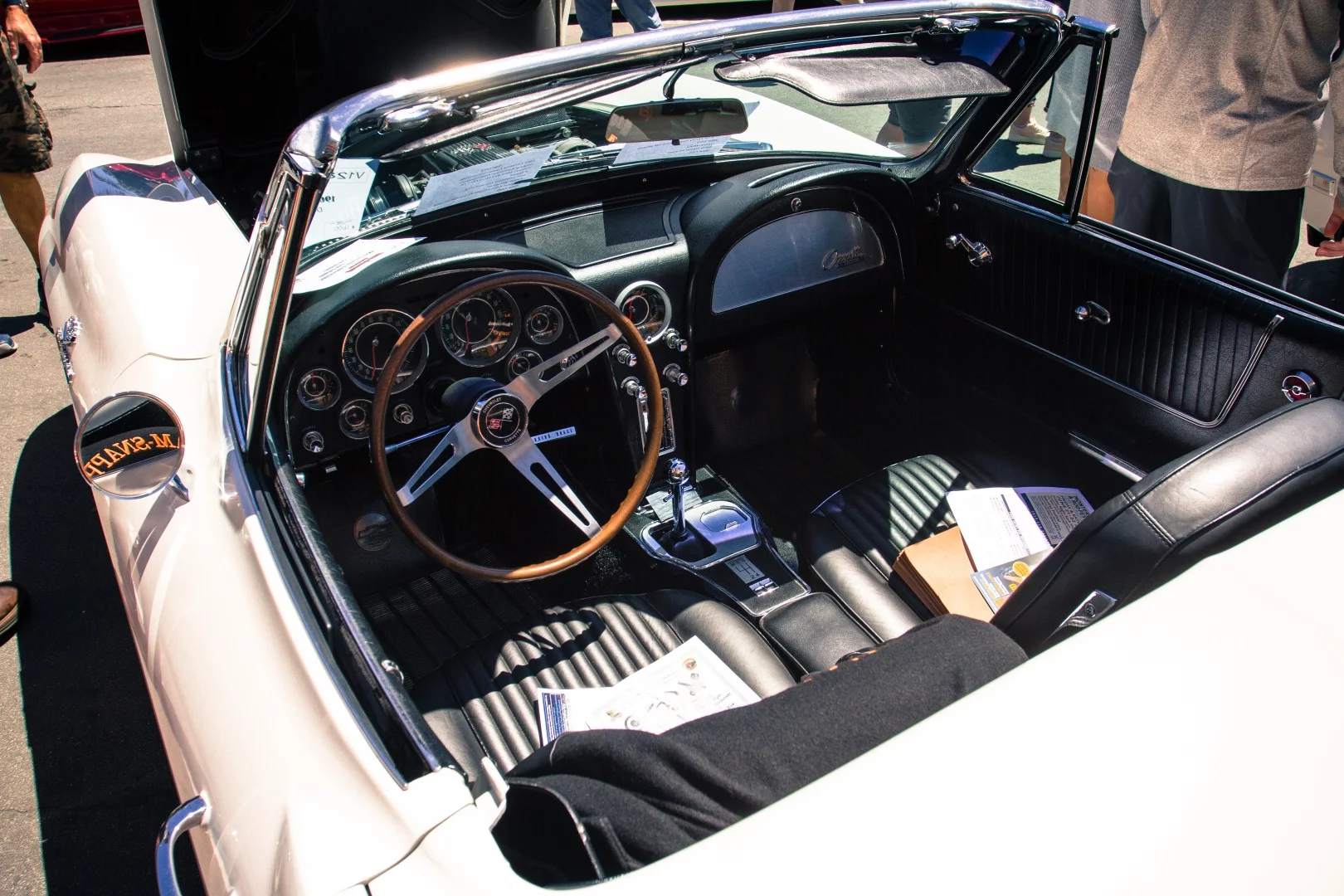The Corvette has been an American muscle car legend since it's inception. The 1964 Corvette Stingray certainly helped maintain the legendary status. The interior alone looks like that of a fighter plane cockpit. It makes sense why so many NASA astronauts during the 60's drove Corvettes