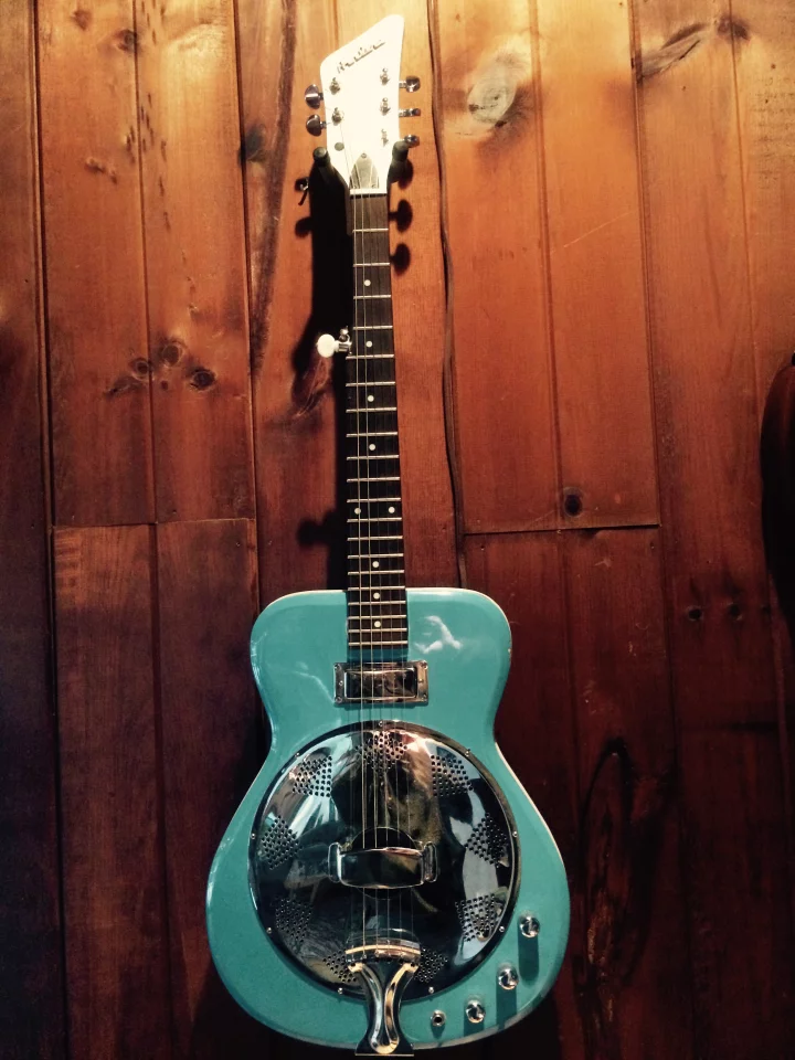 Eastwood Guitars gave Bow Thayer some parts and a free creative hand, and he produced this prototype