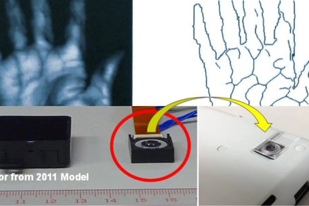 Fujitsu says that its new Palm Vein Biometric Authentication Sensor has 80 percent less volume than its predecessor, claiming the title of the world's smallest and slimmest