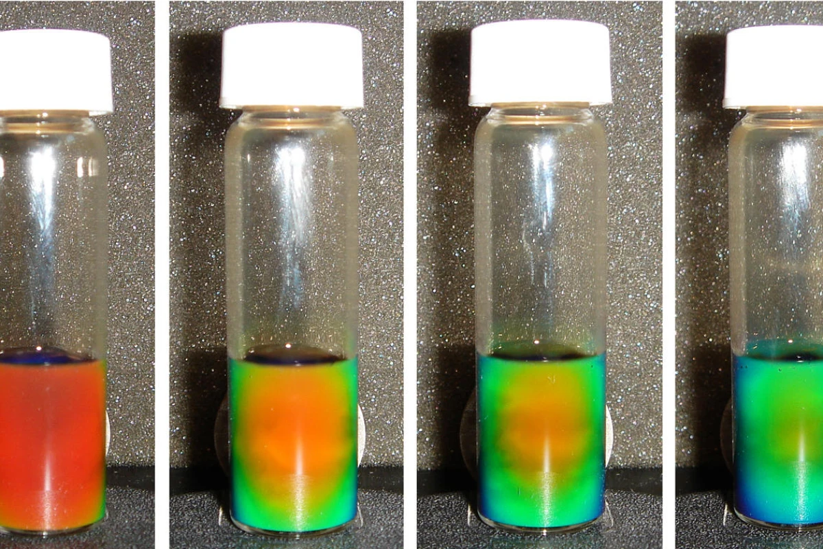 "These nanorods with configurable internal periodicity represent the smallest possible photonic structures that can effectively diffract visible light." (Photo: Yin laboratory, UCR)