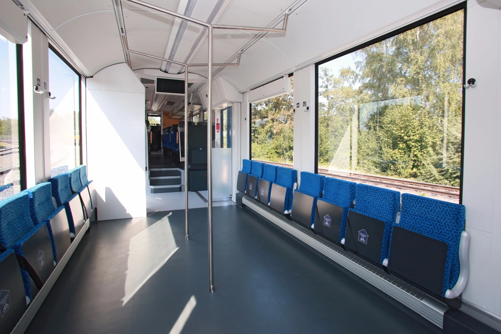 The train is said to run very quietly, helping to provide a comfortable experience for passengers
