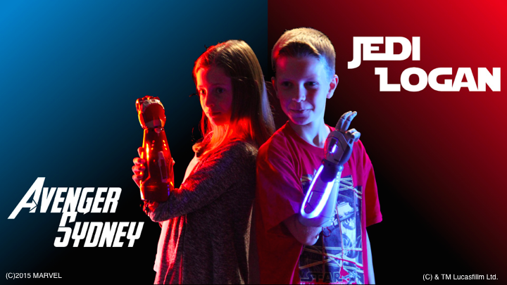 Iron Man and Jedi prosthetic arms from Open Bionics allow children to enjoy the use of a prosthesis, rather than want to hide it or complain about the weight