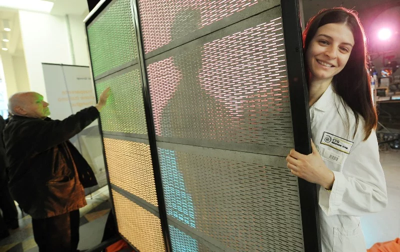 Italcementi has created a product called i.light, which is a cement that is up to 20 percent transparent (Photo: Italcementi)