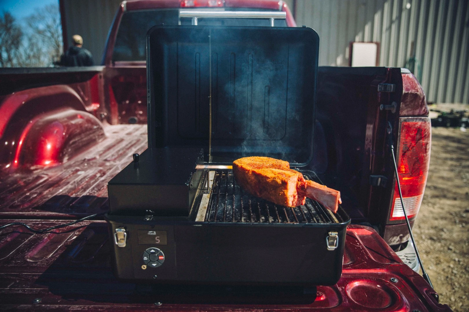 The Traeger Ranger offers a very easy interface and effortless smoky flavor