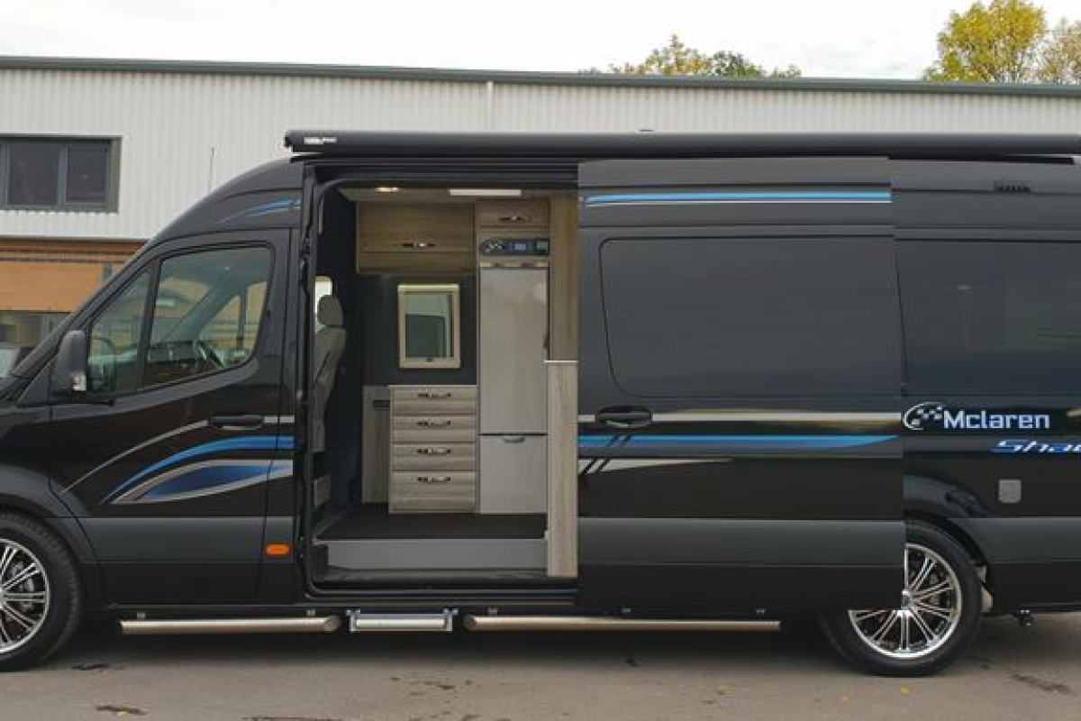 Mclaren Gives Its Sprinter Camper Van Sporty Flair And Spacious Living