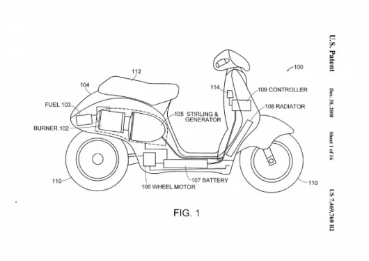 Patent: The bike that runs on anything