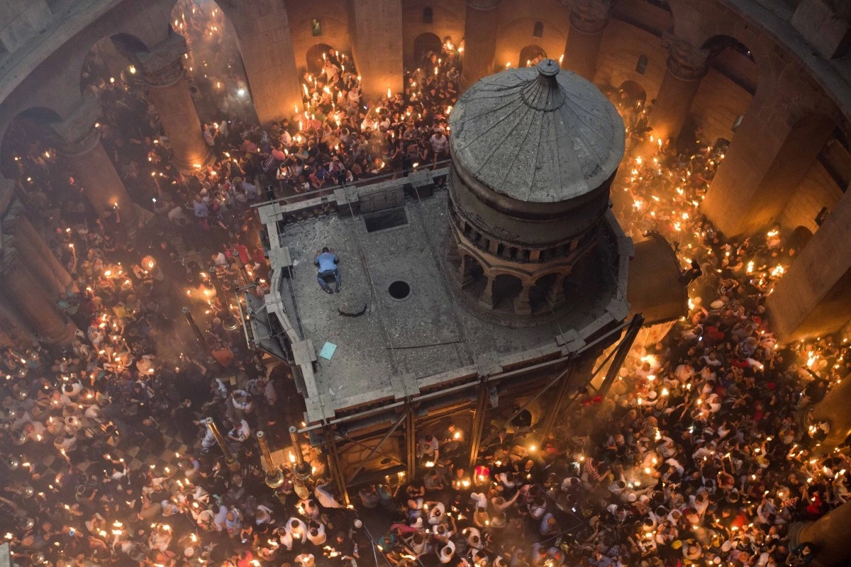 Abir Sultan: Holy Fire - the Church of the Holy Sepulchre - 1st Place in Travel, Professional