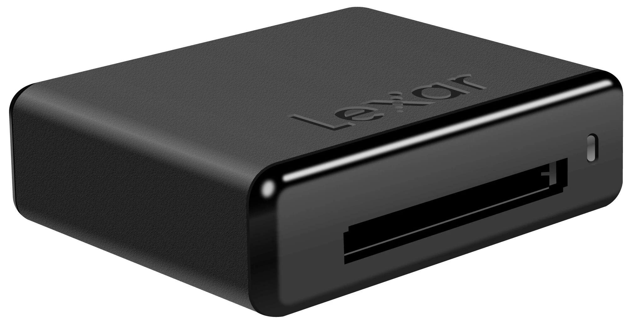 The Lexar Professional Workflow CFR1 is the CompactFlash card reader for the HR1 hub