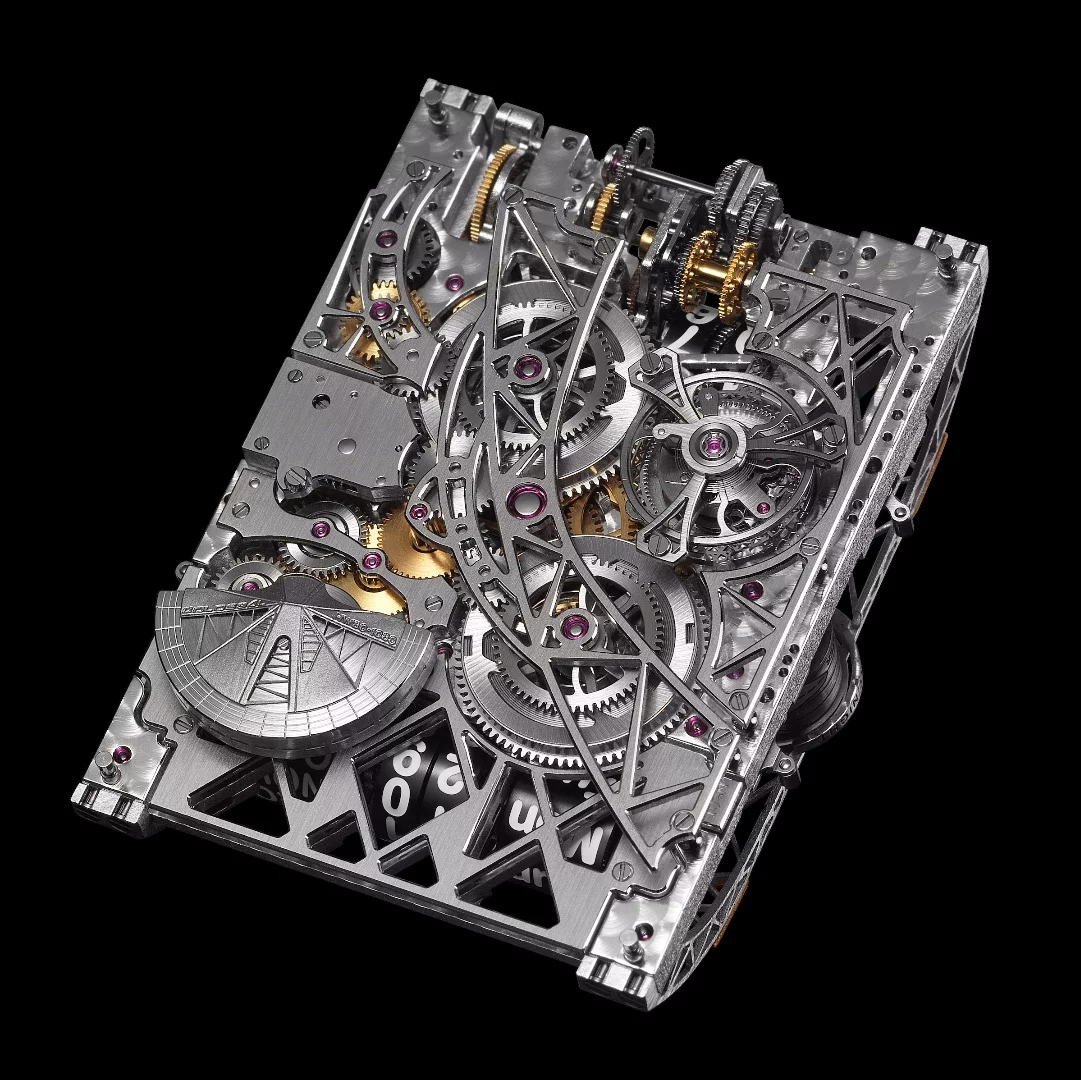 The Hysek Colossal movement seen on the reverse