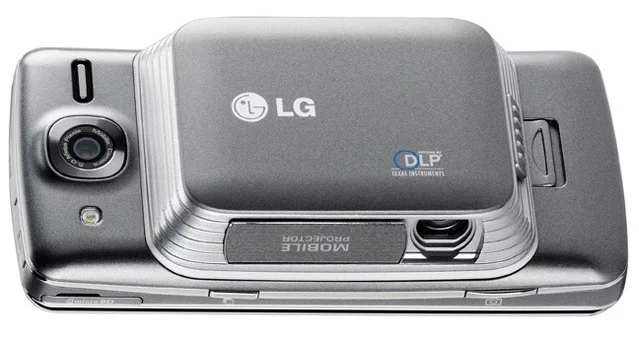 The LG eXpo is the first device in North America with an optical integrated pico projector.