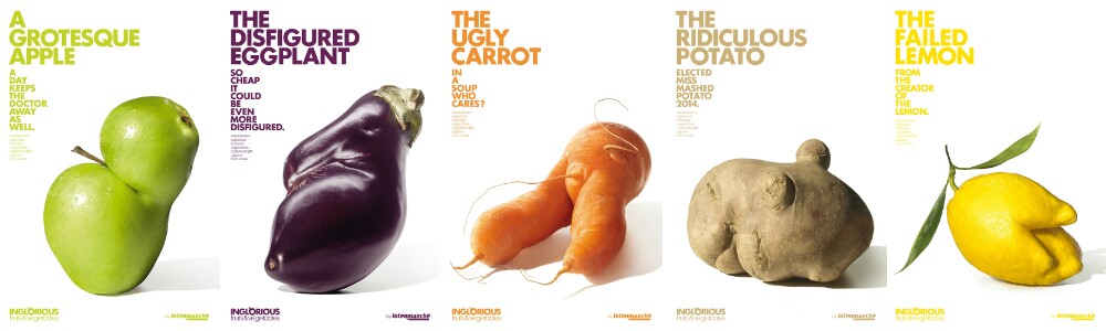 Inglorious Fruits & Vegetables designed by Marcel for Intermarché