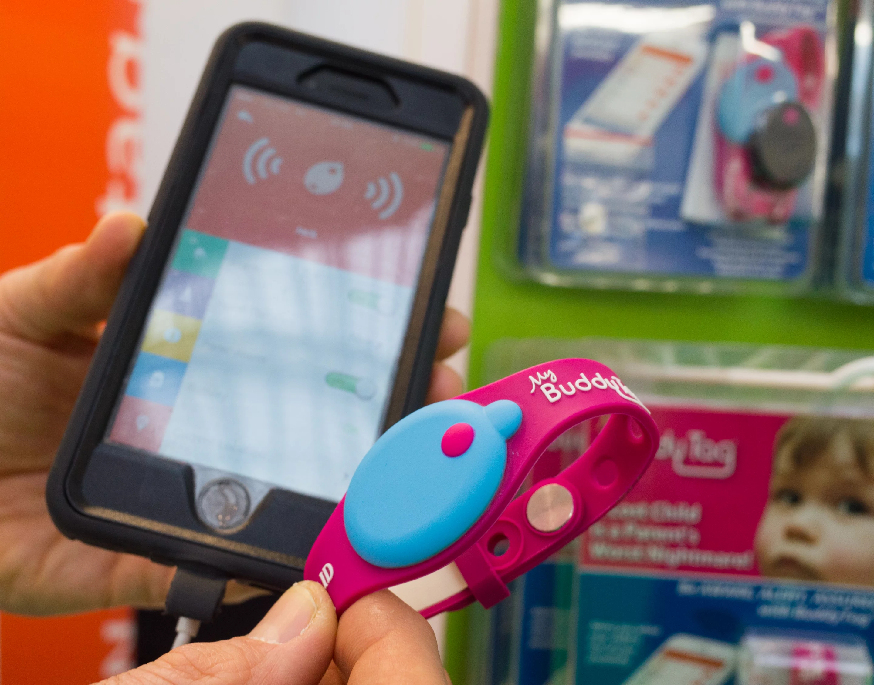 The £45 (around $65) My Buddy Tag also features a panic button and a water alarm should it be submerged in water