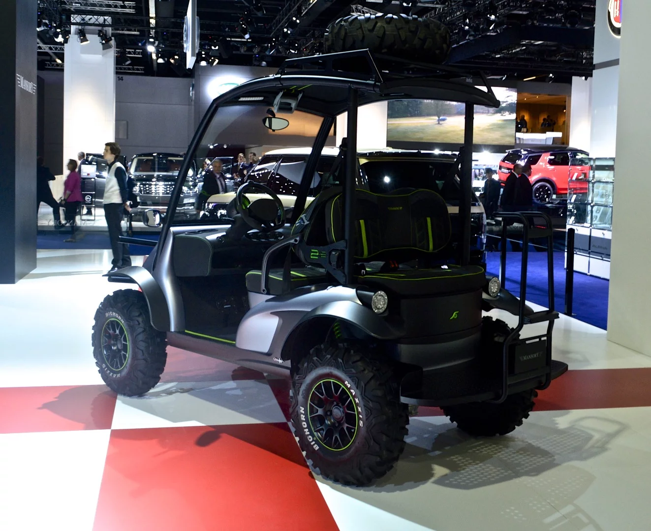 Mansory shows a different style of aftermarket off-road utility vehicle at the 2015 Frankfurt Motor Show