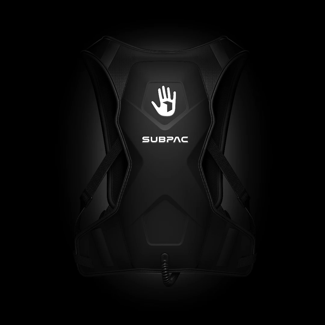 Bass intensity can be set using a slim control box, which is connected to the M2's main unit via a flexible cable for ease of movement