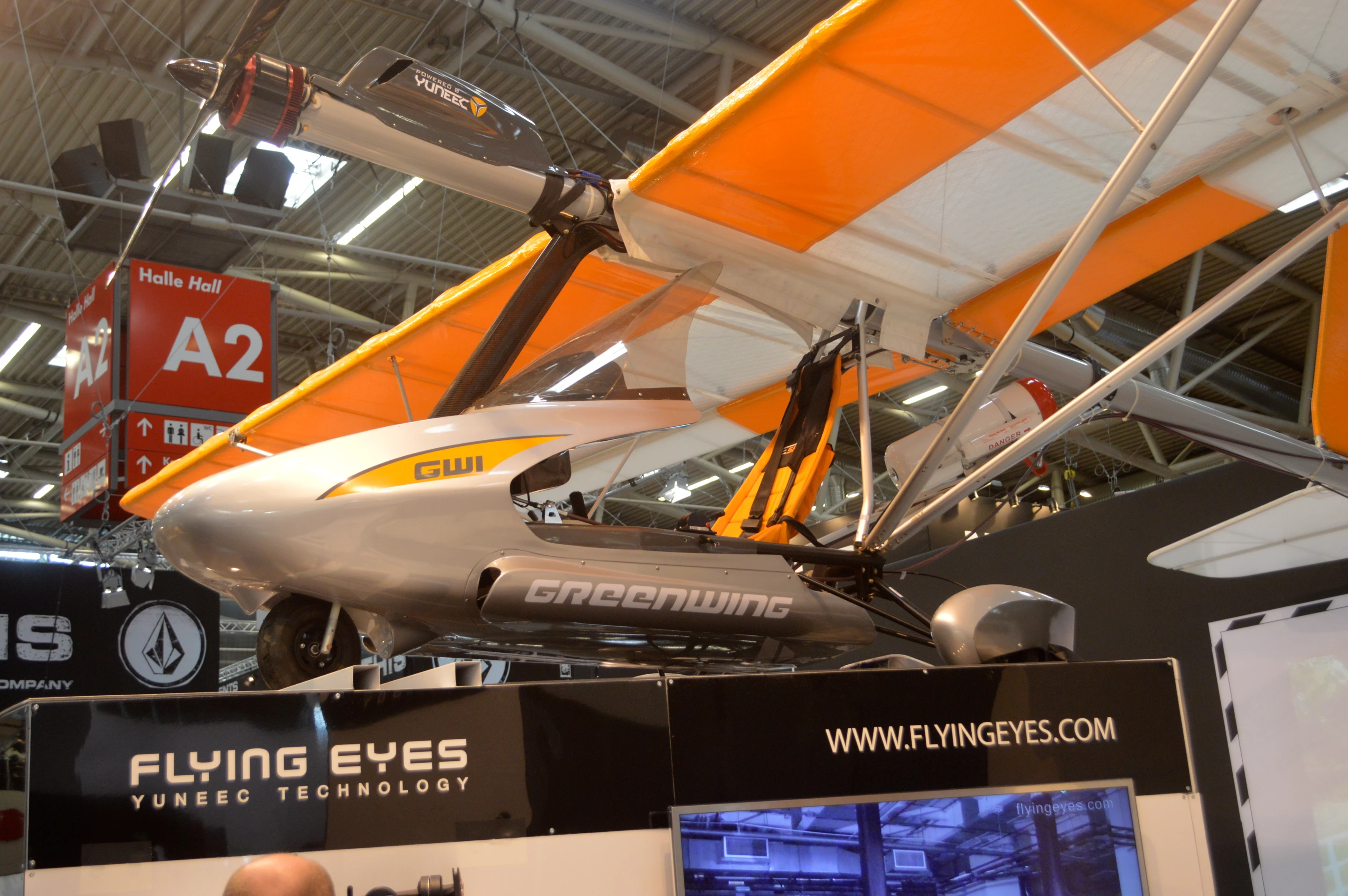 The E280 electric aircraft at ISPO Munich 2014