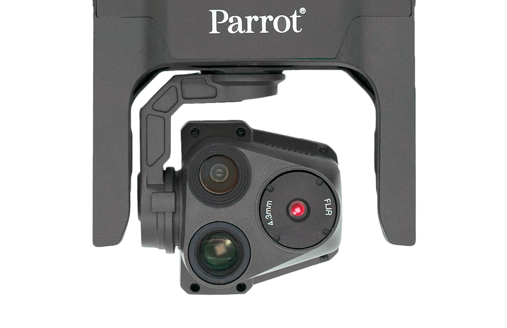 Parrot says that the 32x zoom capabilities should enable operators to bring objects up to 5 km away into sharp focus
