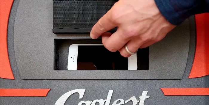 The Bluetooth speaker system adds music to the picnic