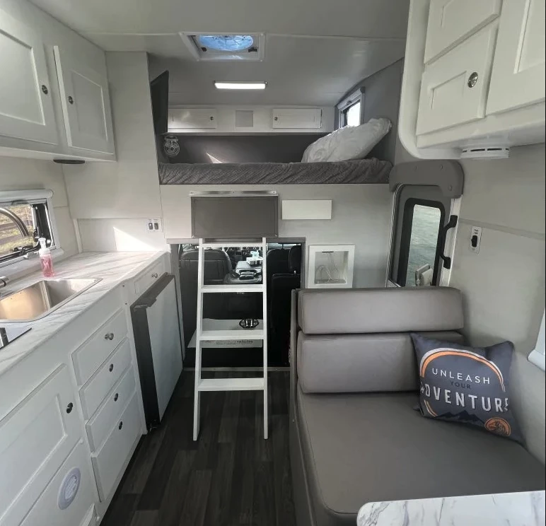 Inside the new Tiger Panthera camper truck